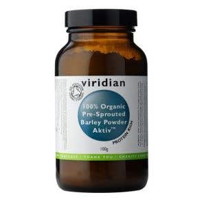Viridian 100% Bio aktivovaný před-naklíčený ječmen 100 g