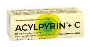 Acylpyrin + C 12 šumivých tablet
