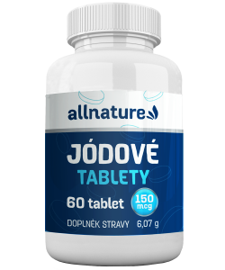 Allnature Jódové tablety 60 tablet