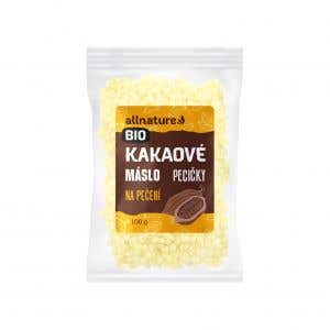 Allnature Kakaové máslo BIO 100 g