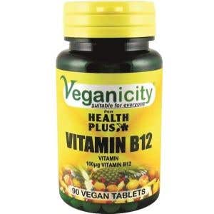Veganicity Vitamín B12 100 µg 90 vegánskych tabliet