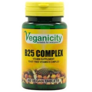 Veganicity B25 Complex - Vitamín B komplex 60 veganských tablet