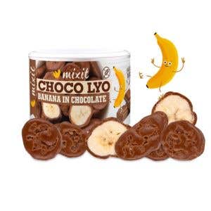Mixit Chrumkavé banániky v čokoláde 170 g