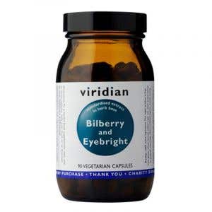 Viridian Bilberry and Eyebright - Borůvka a Světlík lékařský pro kondici zraku 90 kapslí 