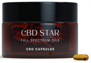 CBD Star CBG kapsle - 5% CBG 500 mg 30 kapslí - Expirace 31/12/2022