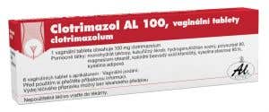 Clotrimazol AL 100 mg 6 vaginálních tablet + aplikátor
