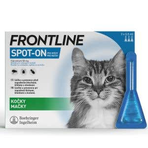 Frontline Spot-on pre mačky 3 ks