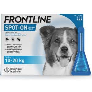 Frontline Spot-on pre psov M 10-20 kg 3 ks