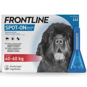 Frontline Spot-on pre psov XL 40-60 kg 3 ks