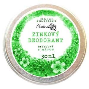Medarek Zinkový dezodorant sladká mäta 30 ml