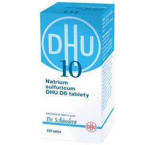 DHU Schüsslerovej soli Natrium sulfuricum D6 200 tabliet