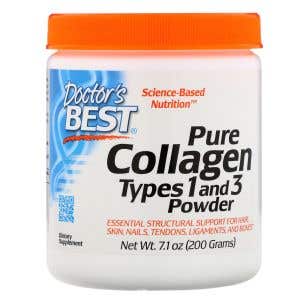 Doctor’s Best Pure Collagen - Kolagen typu I. a III. 200 g 