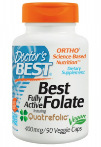 Doctor´s Best Folát vitamín B9 Quatrefolic® 400 mcg 90 kapsúl
