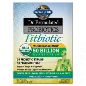 Garden of Life Dr Formulated Probiotika - fitbiotický prášek bez příchutě - 50 miliard CFU (hubnutí) 20 balíčků