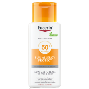 Eucerin Sun Ochranný krémový gél na opaľovanie proti slnečnej alergii SPF 50+ 150ml