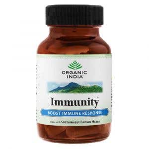 Organic India Immunity EN – Pre obranyschopnosť organizmu BIO 60 kapsúl - Expirácia 29/05/2024