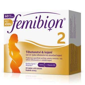 Femibion 2 s vitamínom D3 bez jódu 60 tabliet + 60 kapsúl
