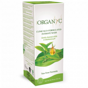 Organyc Sprchový gél pre citlivú pokožku a intímnu hygienu s tea tree BIO 250 ml