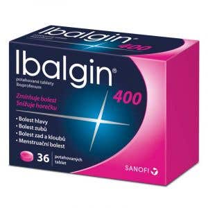 Sanofi Ibalgin 400 mg 36 potahových tablet