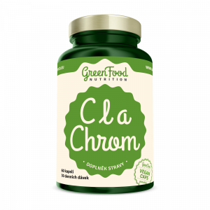 GreenFood Nutrition CLA+ Chrom Lalmin 60 kapslí