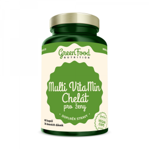 GreenFood Nutrition Multi VitaMin Chelát pro ženy 60 kapslí