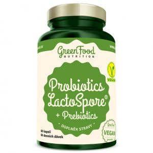 GreenFood Nutrition Probiotika LactoSpore + Prebiotics 60 kapslí