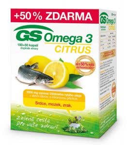 GS Omega 3 Citrus 100+50 kapsúl