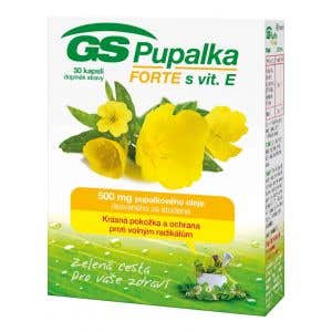 GS Pupalka Forte s vitaminem E 30 kapslí