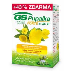 GS Pupalka Forte s vitamínom E 70+30 kapsúl