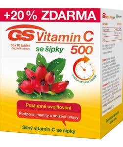 GS Vitamin C 500 + šípky 50+10 tablet