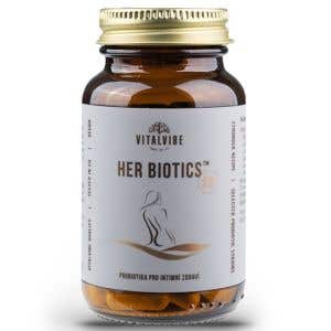 Vitalvibe Her Biotics 2.0 Probiotika pro intimní zdraví 60 kapslí