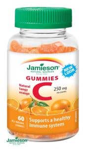 Jamieson Vitamín C Gummies pomeranč pastilky 60 ks