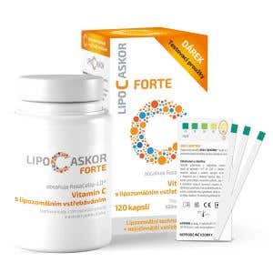 Lipo C Askor Forte Lipozomální vitamín C 520 mg 120 kapslí