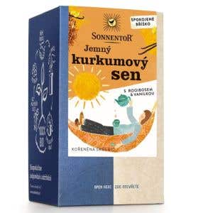 Sonnentor Jemný kurkumový sen čaj BIO 18 sáčků