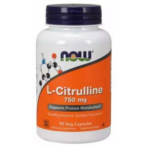 Now Foods L-Citrulín 750 mg 90 rastlinných kapsúl