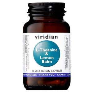 Viridian L-Theanine & Lemon Balm - Theanin a extrakt z Meduňky lékařské 30 kapslí