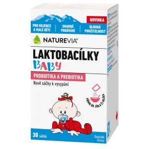 Swiss NatureVia Laktobacieľky baby 30 sáčkov