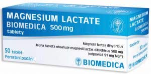 Biomedica Magnesium Lactate 500 mg 50 tabliet