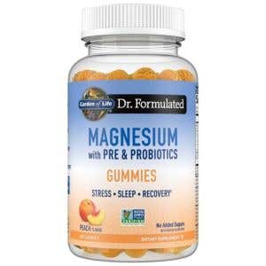Garden of Life Dr. Formulated Magnesium s prebiotikami a probiotikami – Broskyňa medvedíky 60 ks