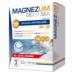 Da Vinci Academia Magnezum Dead Sea - Horčík z Mŕtveho mora 80 tabliet