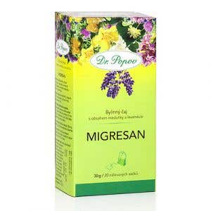 Dr. Popov Migresan bylinný čaj vreckový 30 g