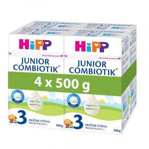 HiPP 3 Junior Combiotik Batoľacie mlieko 4 x 500 g