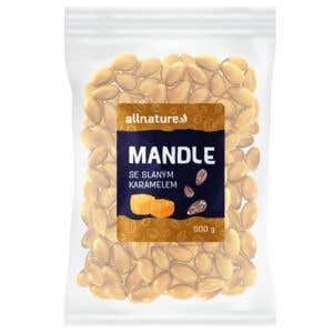 Allnature Mandle slaný karamel 500 g