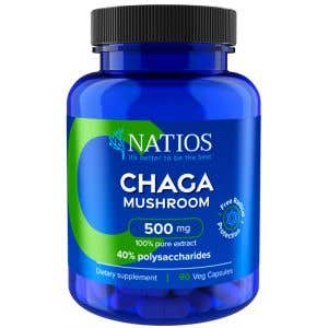 Natios Chaga Extract 500 mg 90 vegánskych kapsúl