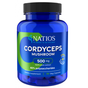 Natios Cordyceps Extract 500 mg 90 kapslí 