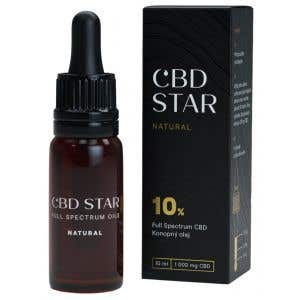 CBD Star Natural konopný olej 10% CBD 10 ml