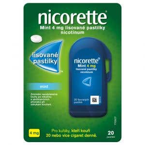 Nicorette Mint 4mg 20 pastilek
