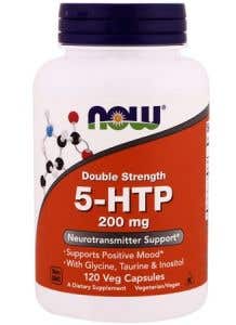 Now Foods 5-HTP 200 mg 120 rostlinných kapslí