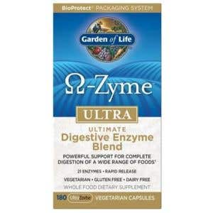 Garden of Life Ω-Zyme Ultra - Trávicí enzymy 180 kapslí
