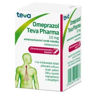 Omeprazol Teva Pharma 10 mg 28 kapsúl